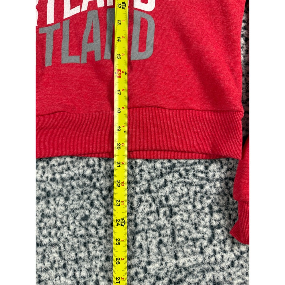 WHERE IM FROM Portland Cropped Red Sweatshirt Women's Size L Long Sleeve NWT‎ - Picture 5 of 6